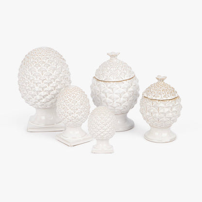 Peça decorativa PINHA - Gato Preto