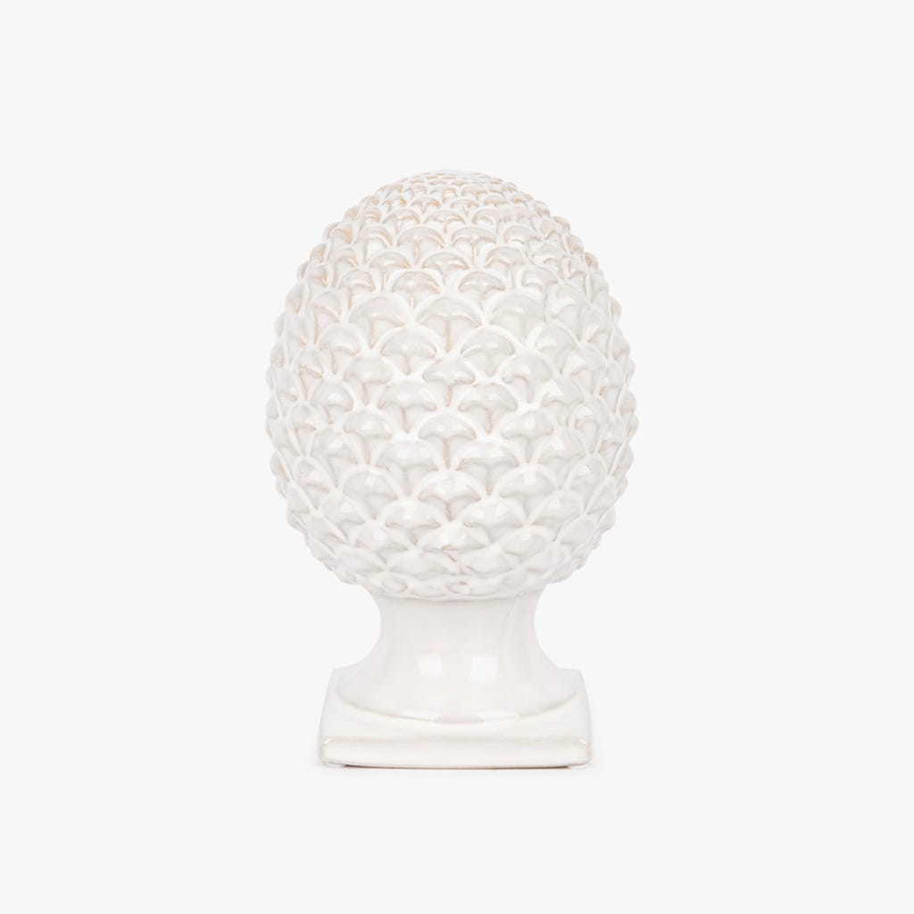 Peça decorativa PINHA - Gato Preto