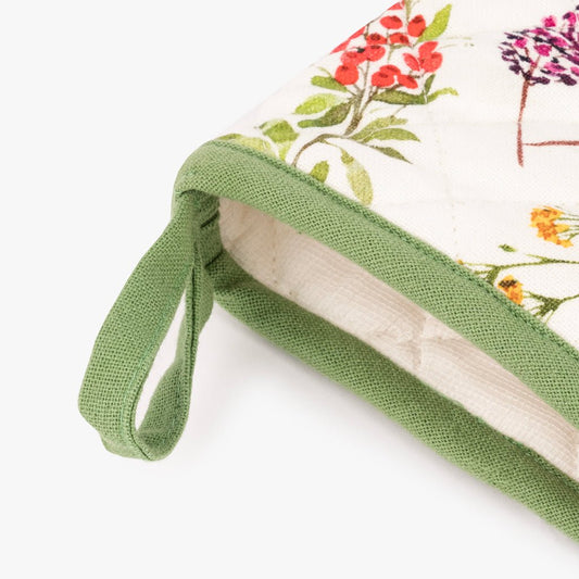 Pega Luva Algodão com Flores GARDEN MEMORIES - Gato Preto