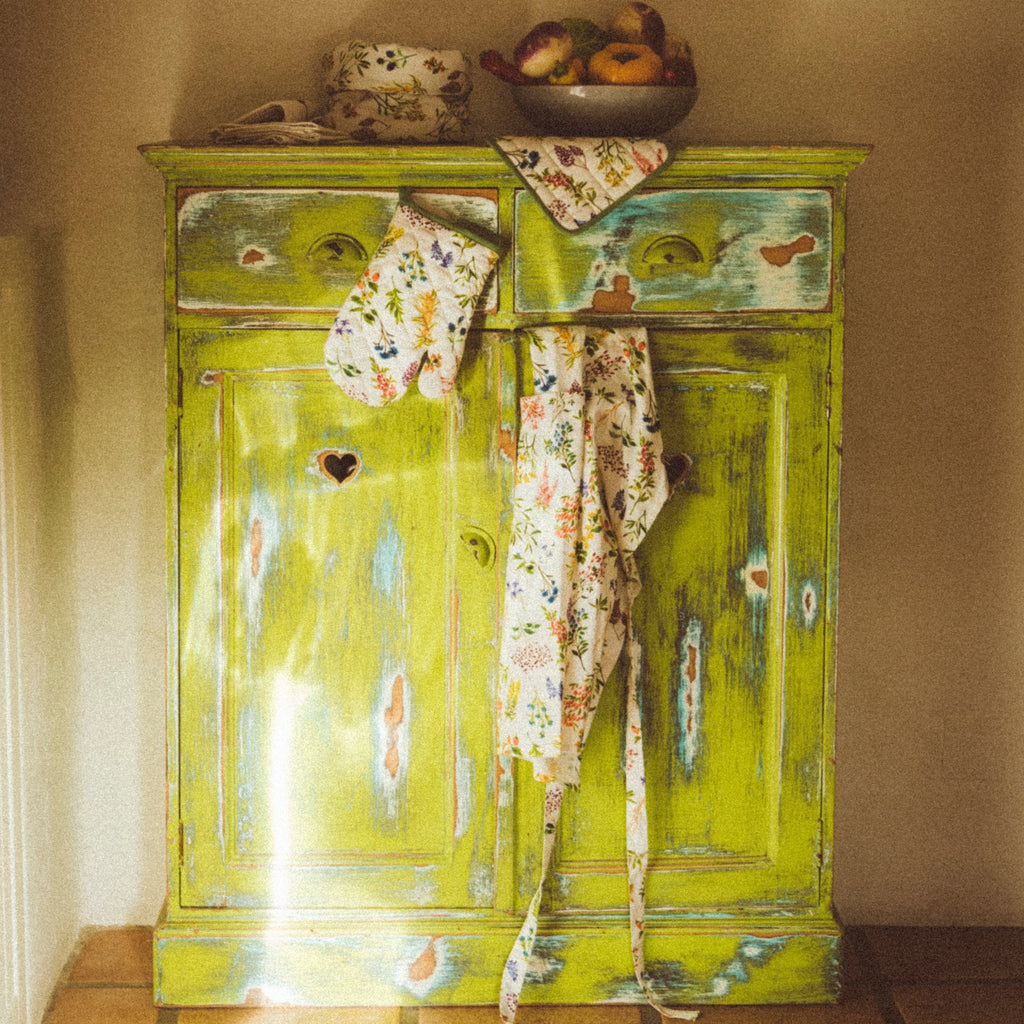 Pega Luva Algodão com Flores GARDEN MEMORIES - Gato Preto