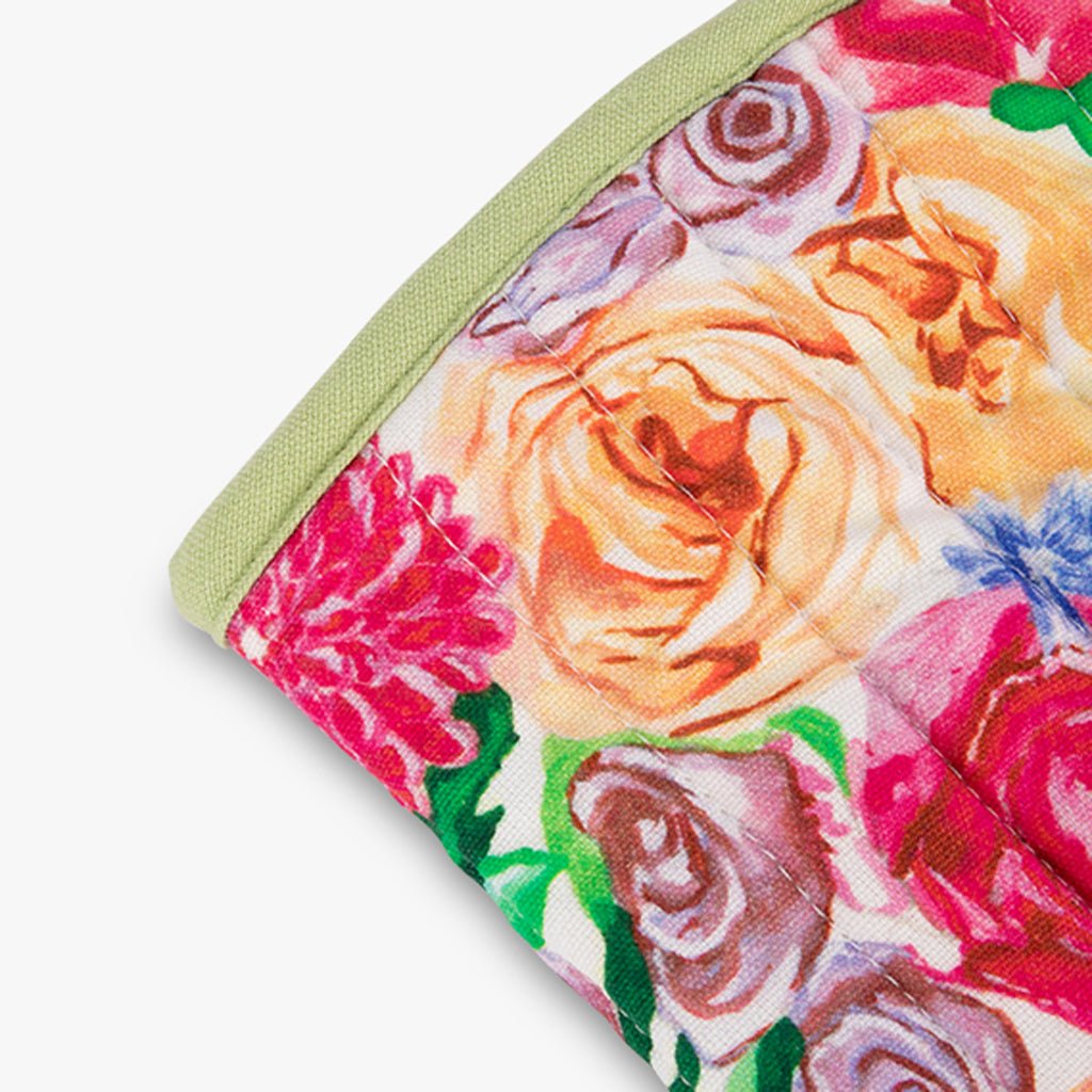 Pega Luva Algodão Flores MARIE - Gato Preto