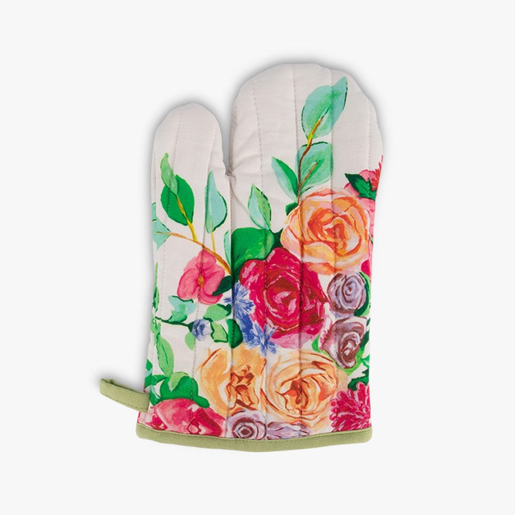 Pega Luva Algodão Flores MARIE - Gato Preto