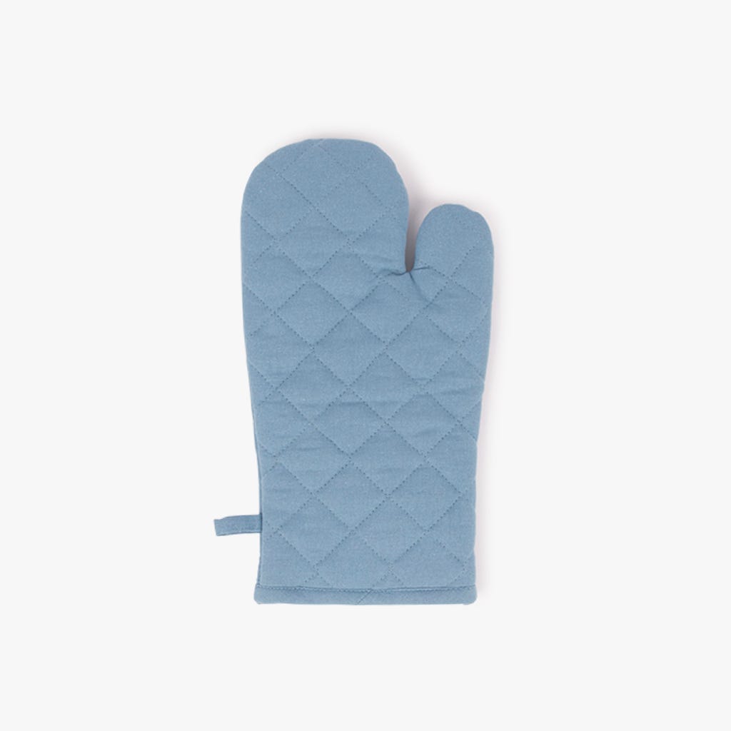 Pega Luva em Algodão Azul 4EVERYDAY - Gato Preto