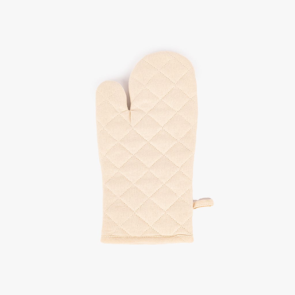 Pega Luva em Algodão Bege 4EVERYDAY - Gato Preto