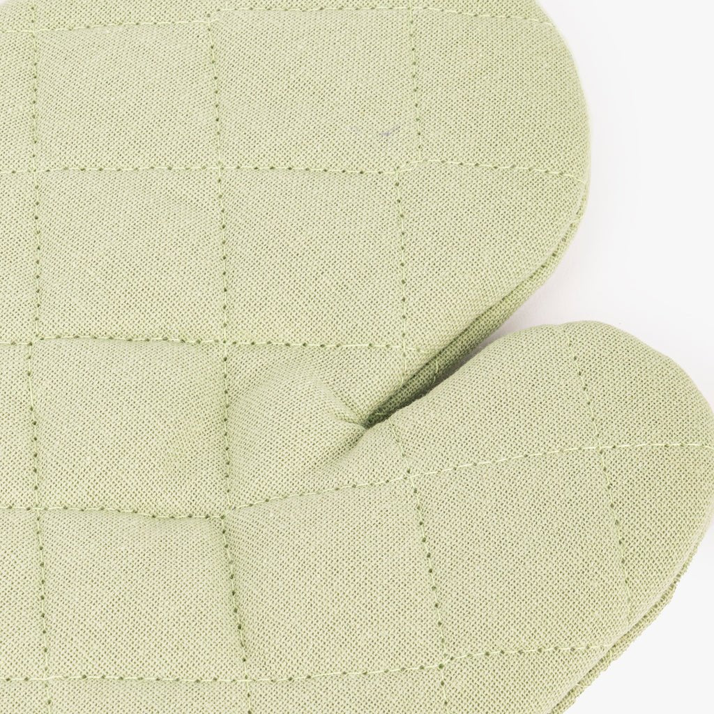 Pega Luva em Algodão Verde Claro 4EVERYDAY - Gato Preto