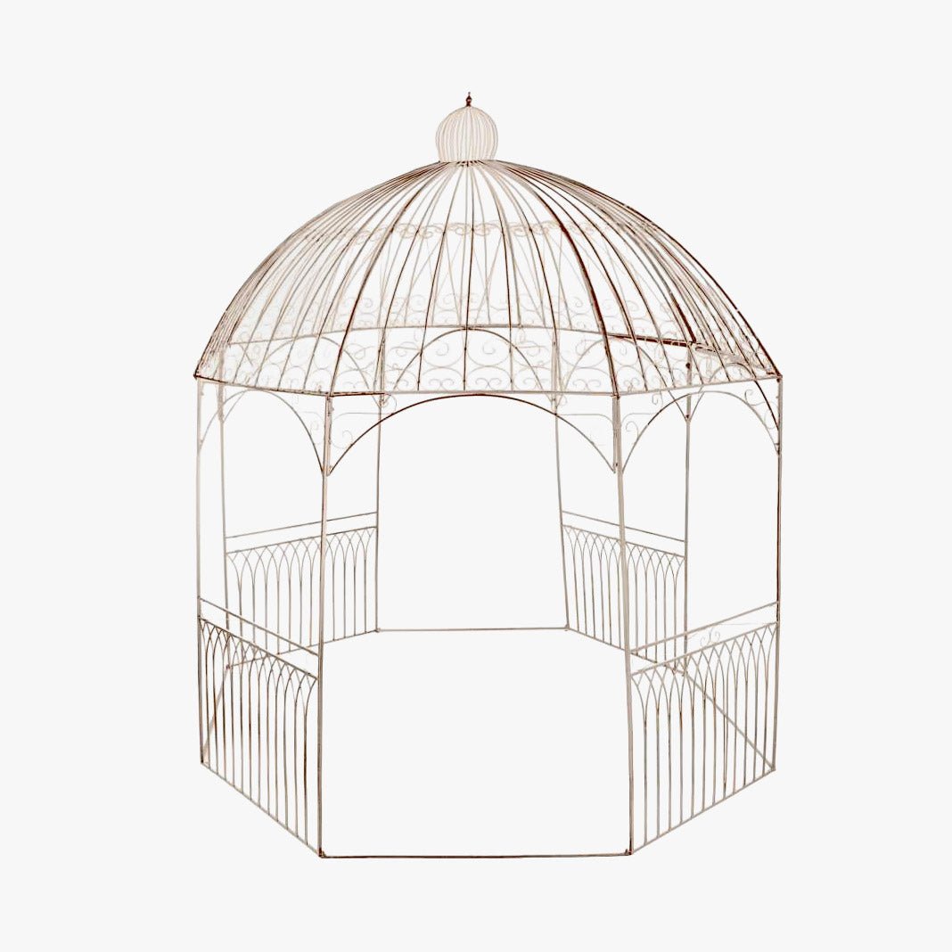 Pérgola Clássica Branca Gato Preto