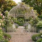 Pérgola Clássica Branca ROMANTIC GARDEN - Gato Preto