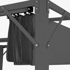 Pérgola de Exterior Cinza HORIZON | 296×296×225 cm - Gato Preto