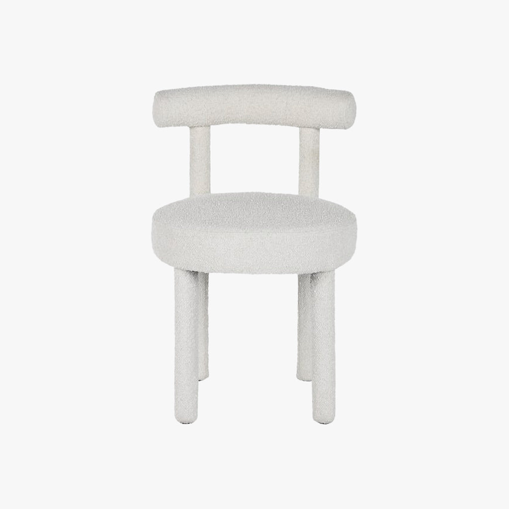 Poltrona Branca 51x52x74 MALVA - Gato Preto