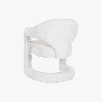 Poltrona Branca 66x65x82 MALVA - Gato Preto