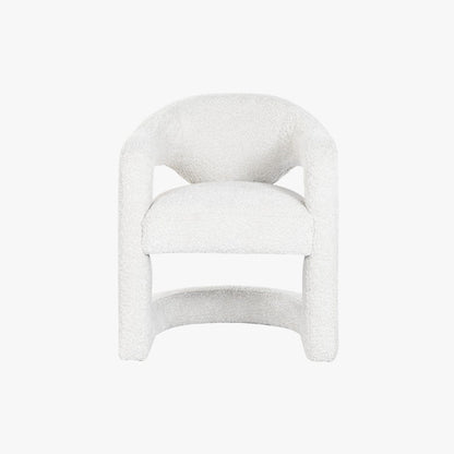 Poltrona Branca 66x65x82 MALVA - Gato Preto