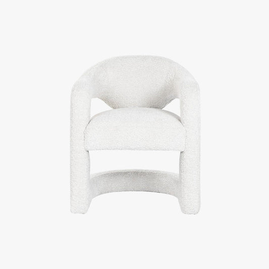 Poltrona Branca 66x65x82 MALVA - Gato Preto