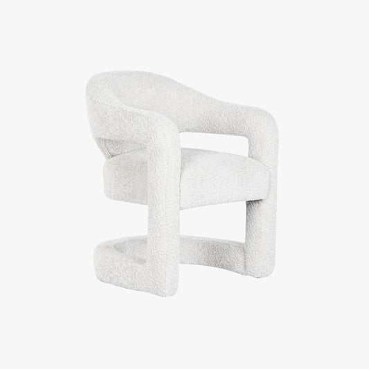 Poltrona Branca 66x65x82 MALVA - Gato Preto