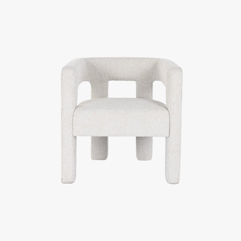 Poltrona Branca 67x61x67 MALVA - Gato Preto