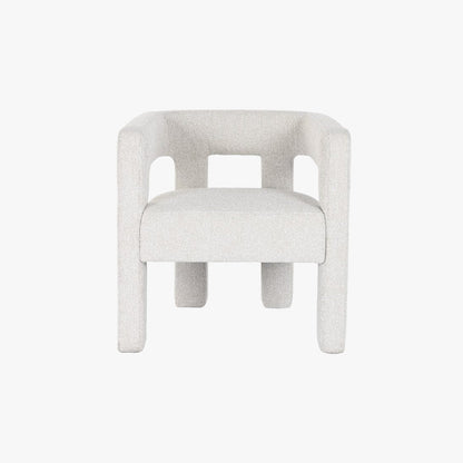 Poltrona Branca 67x61x67 MALVA - Gato Preto