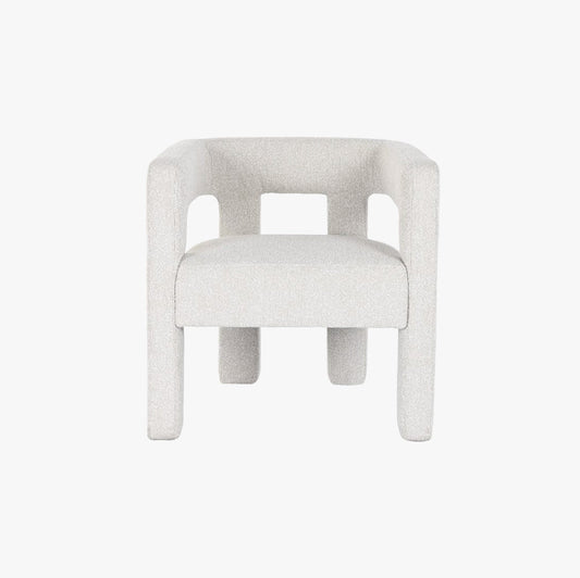 Poltrona Branca 67x61x67 MALVA - Gato Preto