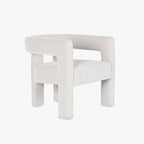 Poltrona Branca 67x61x67 MALVA - Gato Preto