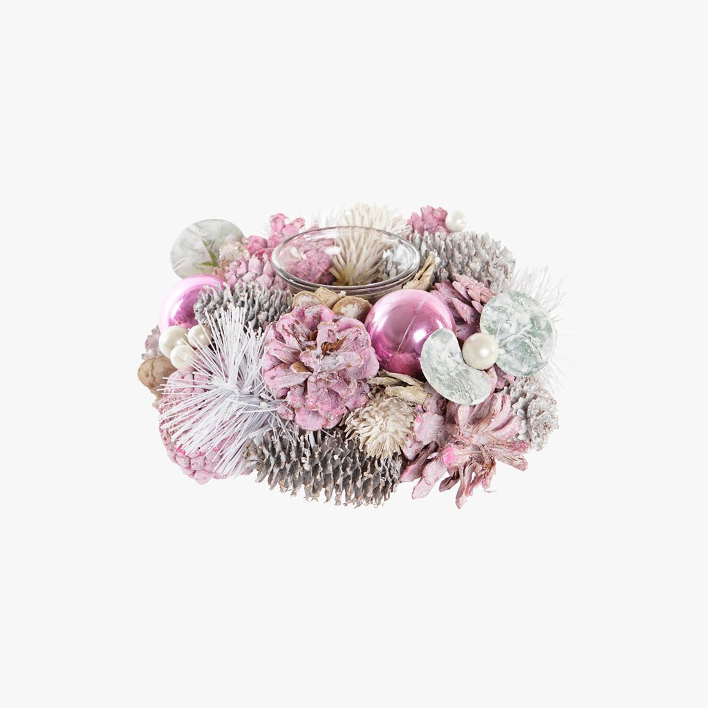 Porta Vela Rosa CELESTIAL - Gato Preto