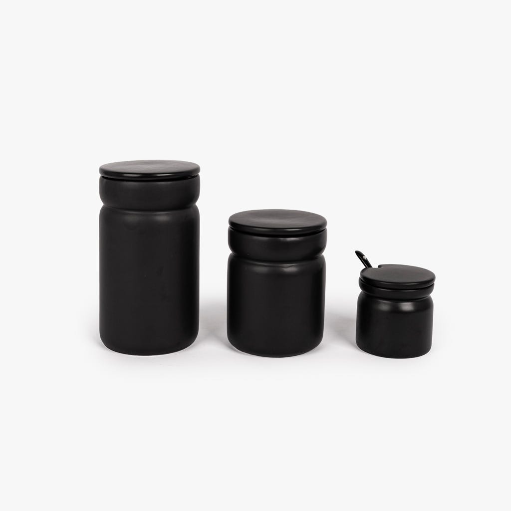 Pote grande preto ALL BLACK - Gato Preto