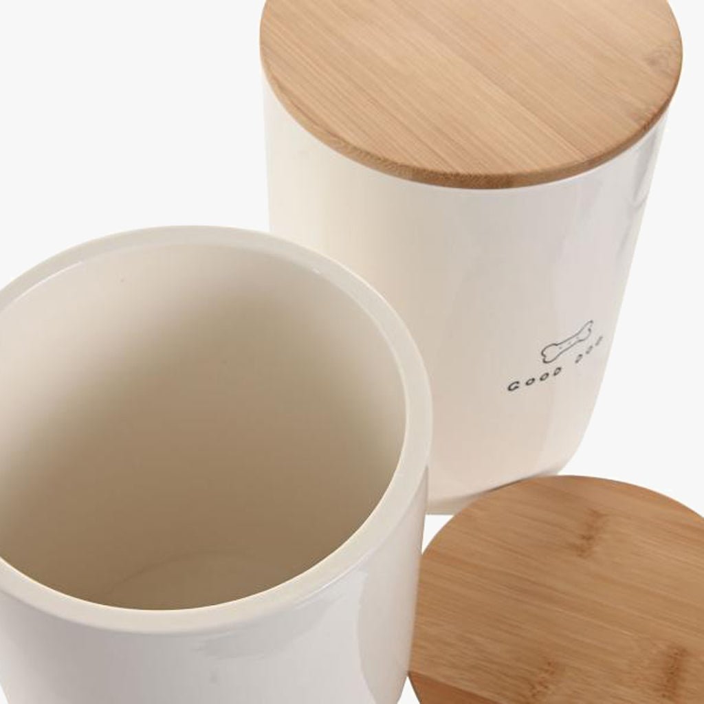 Pote para Comida de Animais em Cerâmica Sortido 14x14x19 PAWRENTS - Gato Preto