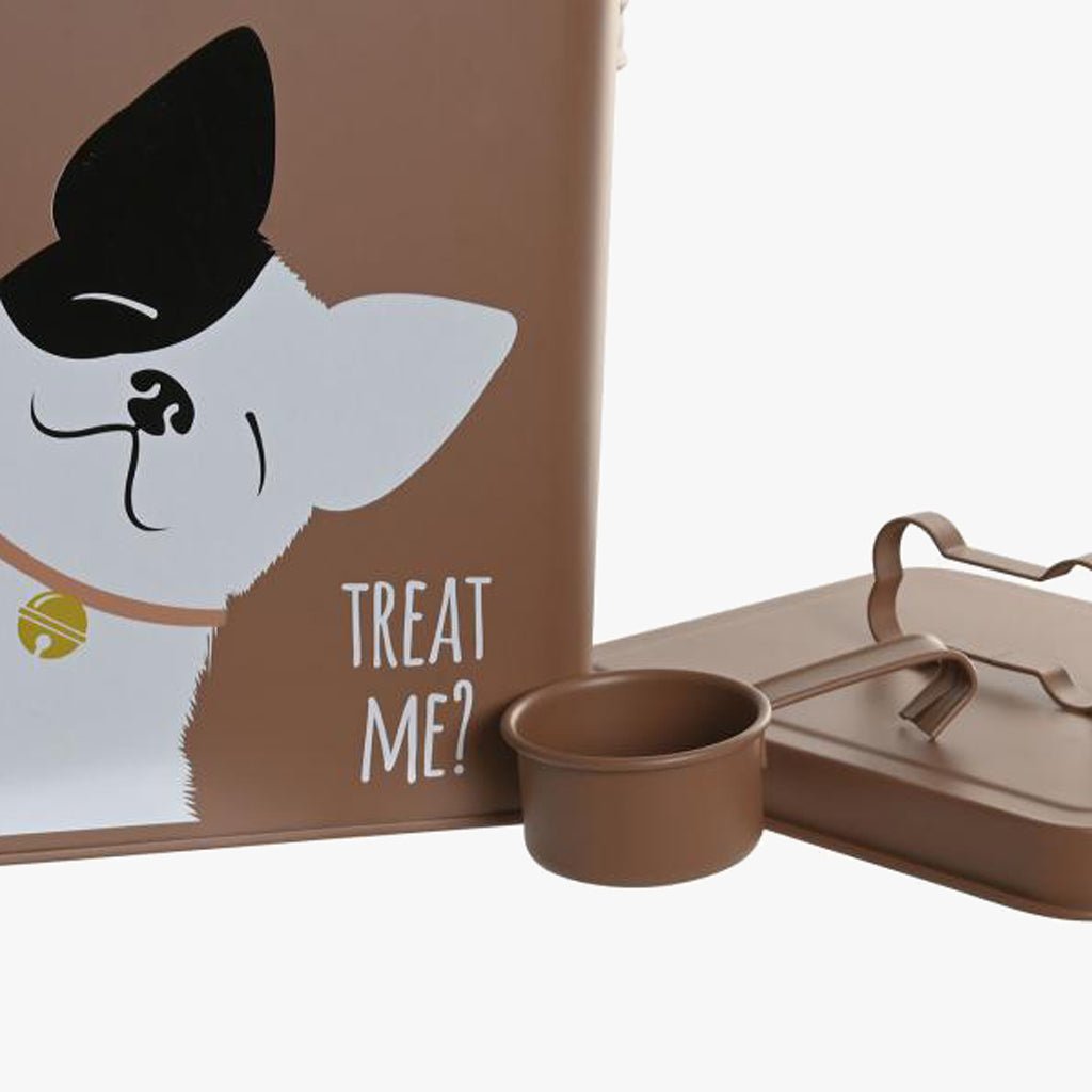 Pote para Comida de Cão 22,4x16,4x27 PAWRENTS - Gato Preto