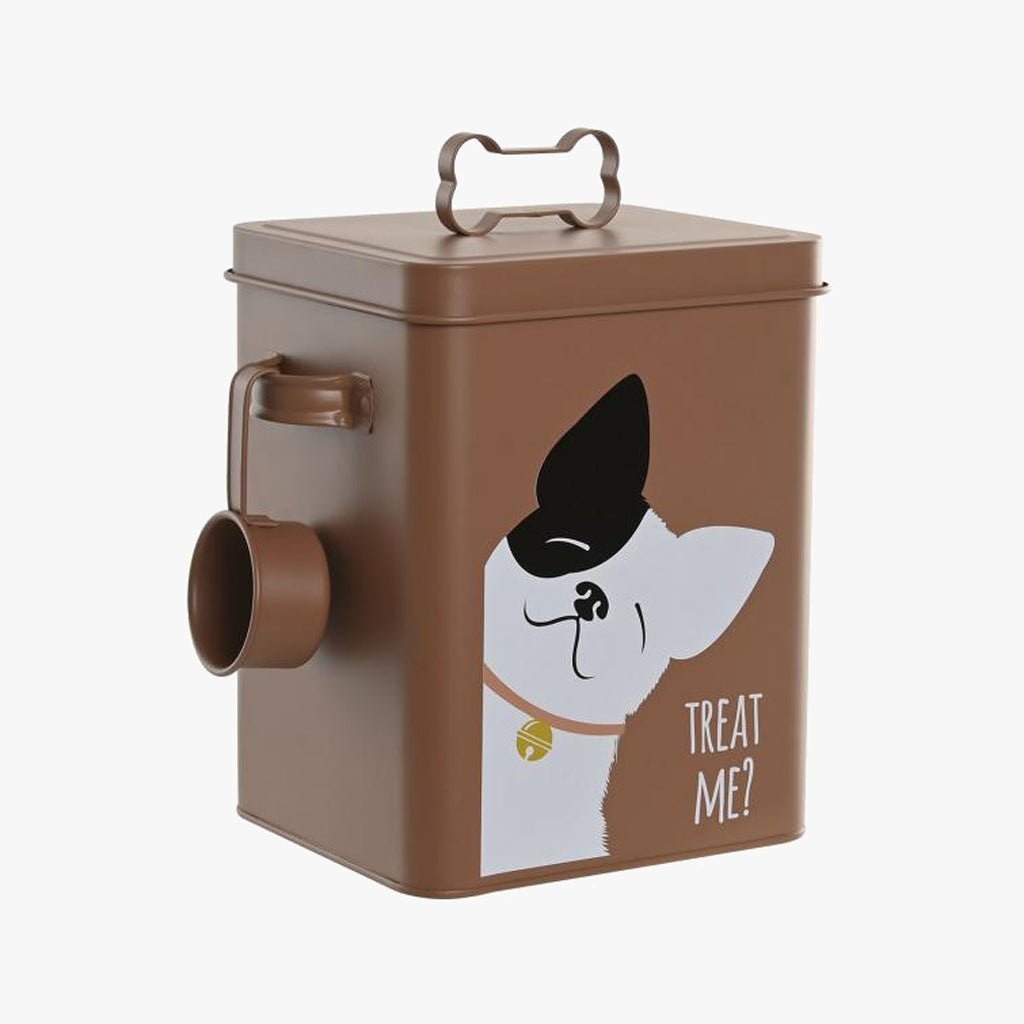 Pote para Comida de Cão 22,4x16,4x27 PAWRENTS - Gato Preto