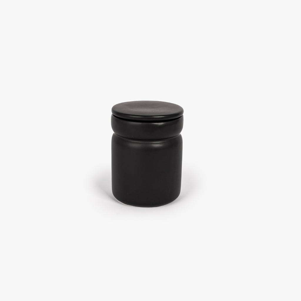 Pote pequeno preto ALL BLACK - Gato Preto