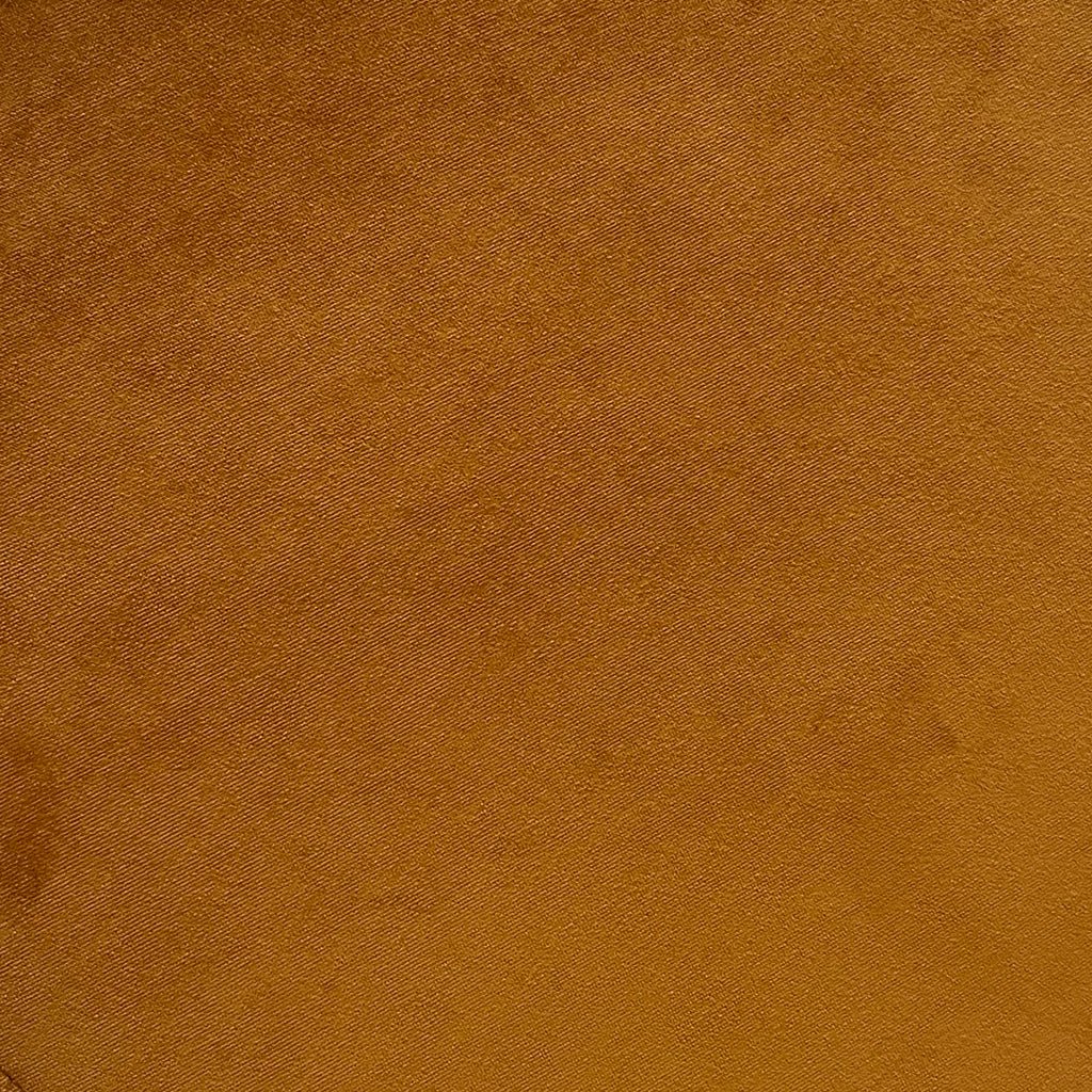 Pouf Mostarda de Veludo com riscas em dourado ANDRIA - Gato Preto