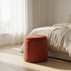 Pouf Tijolo de Veludo com padrão e arrumação LUCENA - Gato Preto