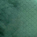 Pouf Verde Esmeralda de Veludo com padrão e arrumação LUCENA - Gato Preto