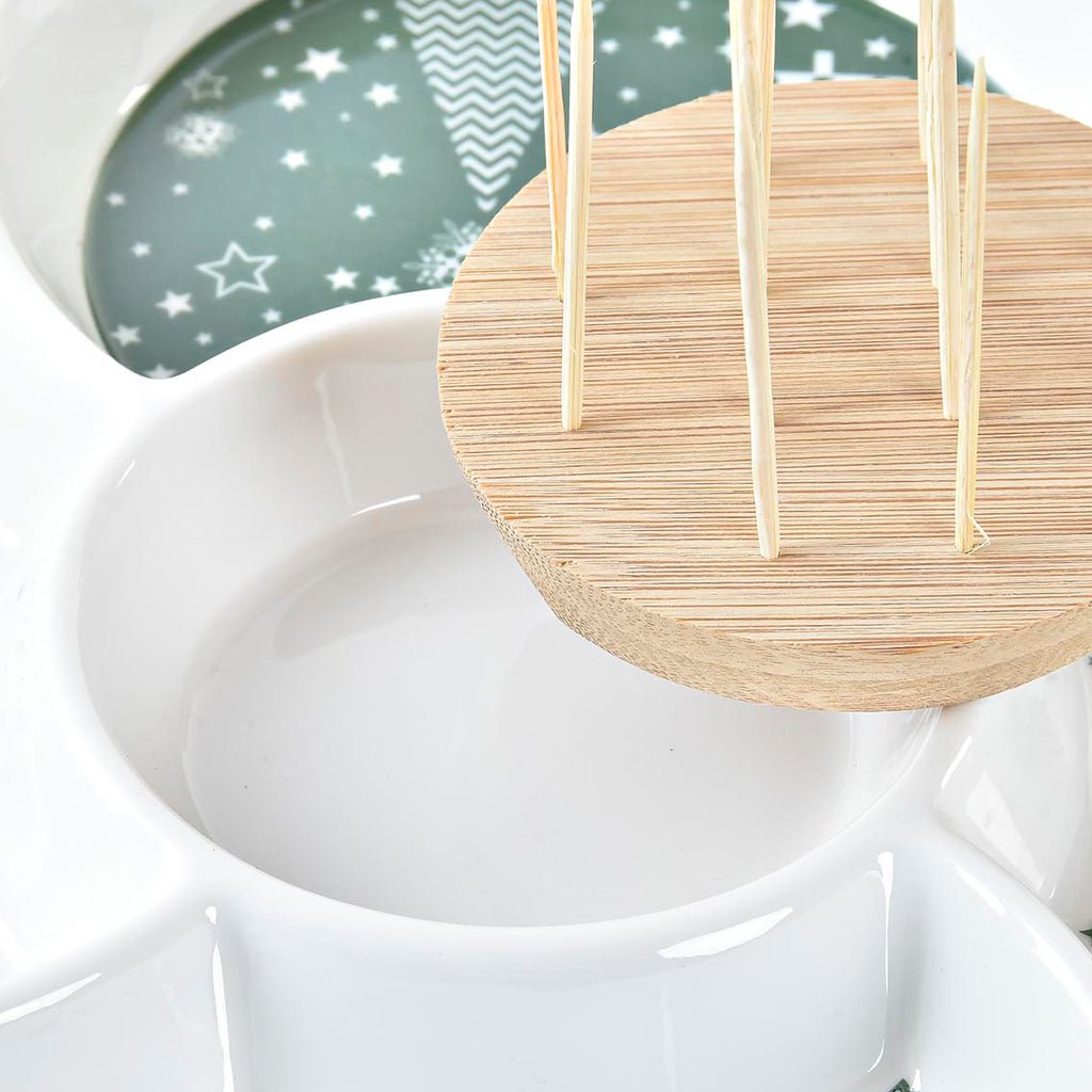 Prato Aperitivos Verde ALPINE - Gato Preto