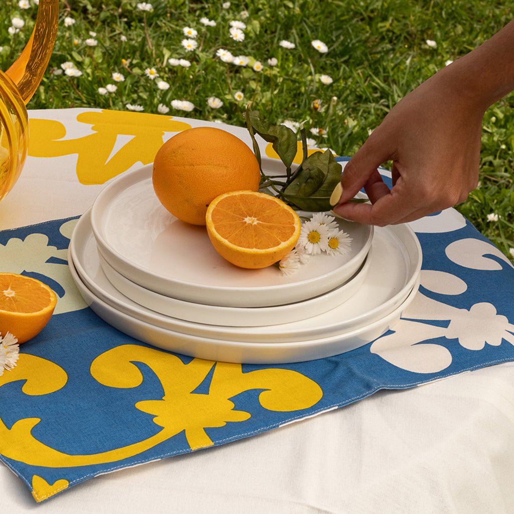 Prato de Sobremesa 21 cm BRIGHT WHITE - Gato Preto