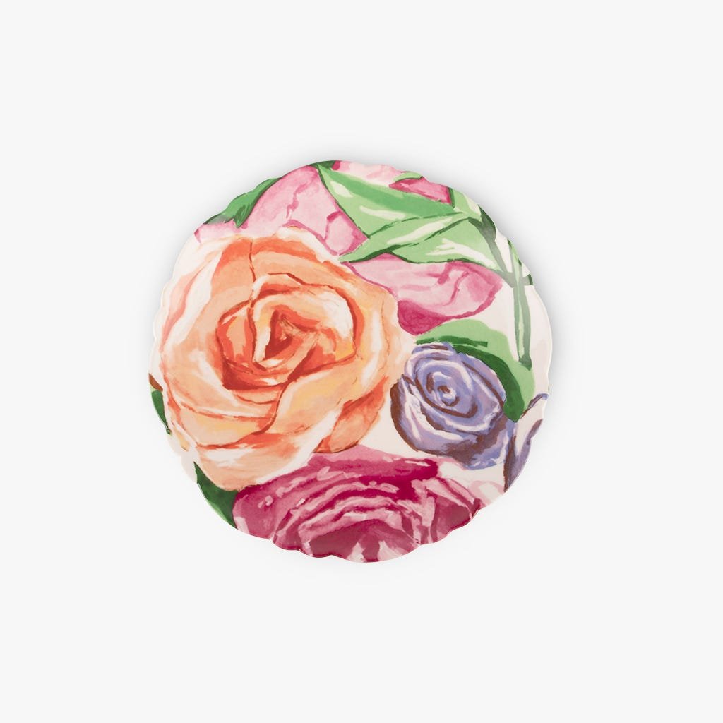 Prato de sobremesa orange rose d21cm MARIE - Gato Preto