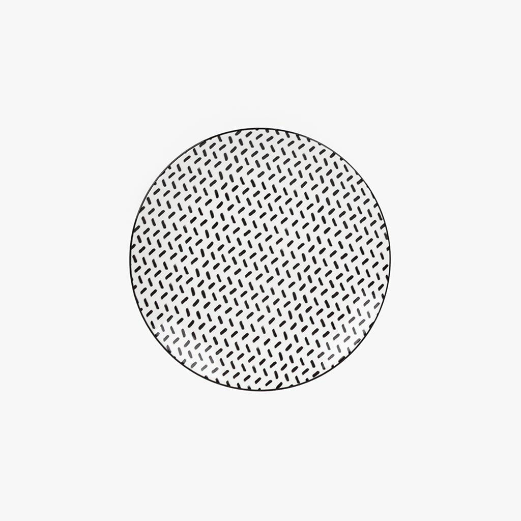 Prato de Sobremesa Traço Preto ASIA - Gato Preto