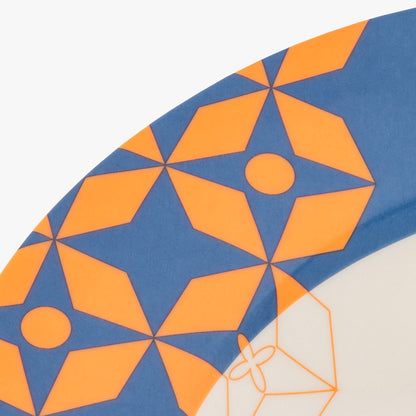 Prato de Sopa AZULEJO - Gato Preto