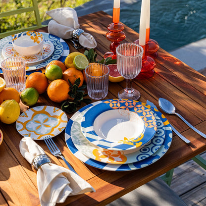 Prato de Sopa AZULEJO - Gato Preto