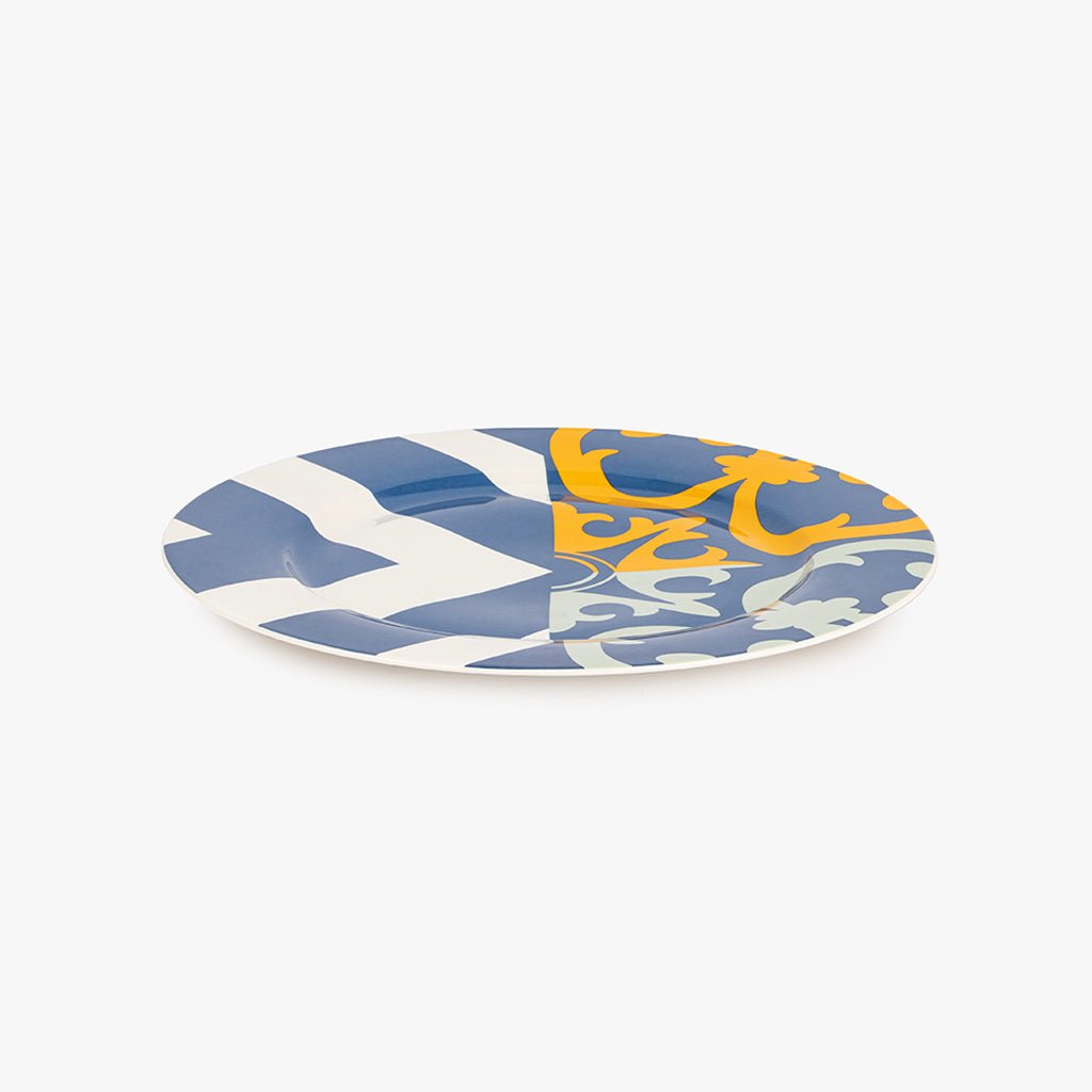 Prato Marcador AZULEJO - Gato Preto