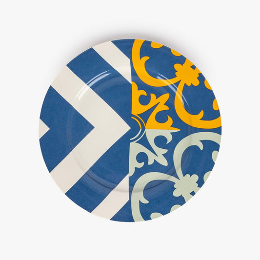 Prato Marcador AZULEJO - Gato Preto