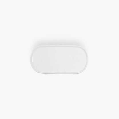 Prato Oval 21 cm BRIGHT WHITE - Gato Preto