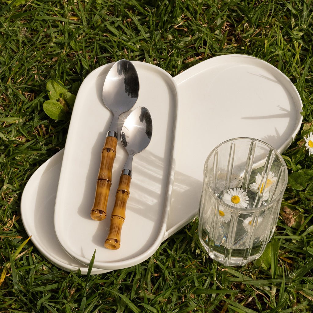 Prato Oval 25 cm BRIGHT WHITE - Gato Preto