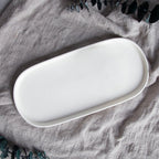 Prato Oval 33 cm BRIGHT WHITE - Gato Preto