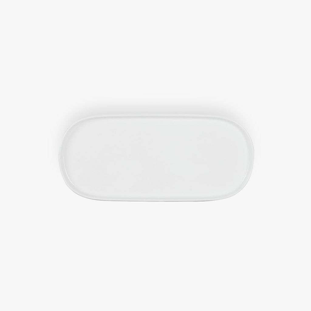 Prato Oval 33 cm BRIGHT WHITE - Gato Preto