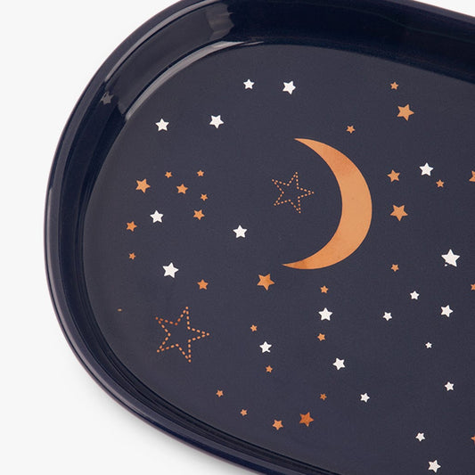 Prato oval lua 20cm BRIGHT SKY - Gato Preto