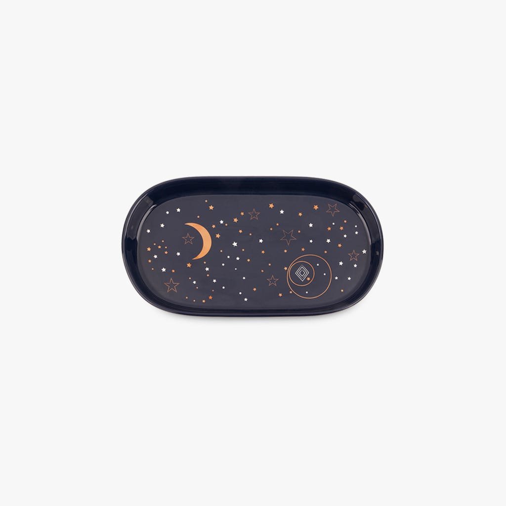 Prato oval lua 20cm BRIGHT SKY - Gato Preto