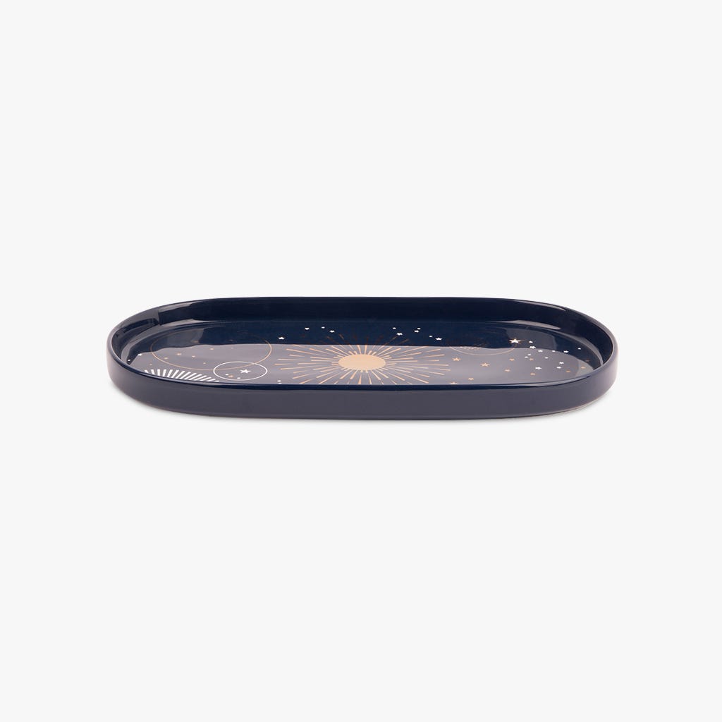 Prato oval sol 30cm BRIGHT SKY - Gato Preto