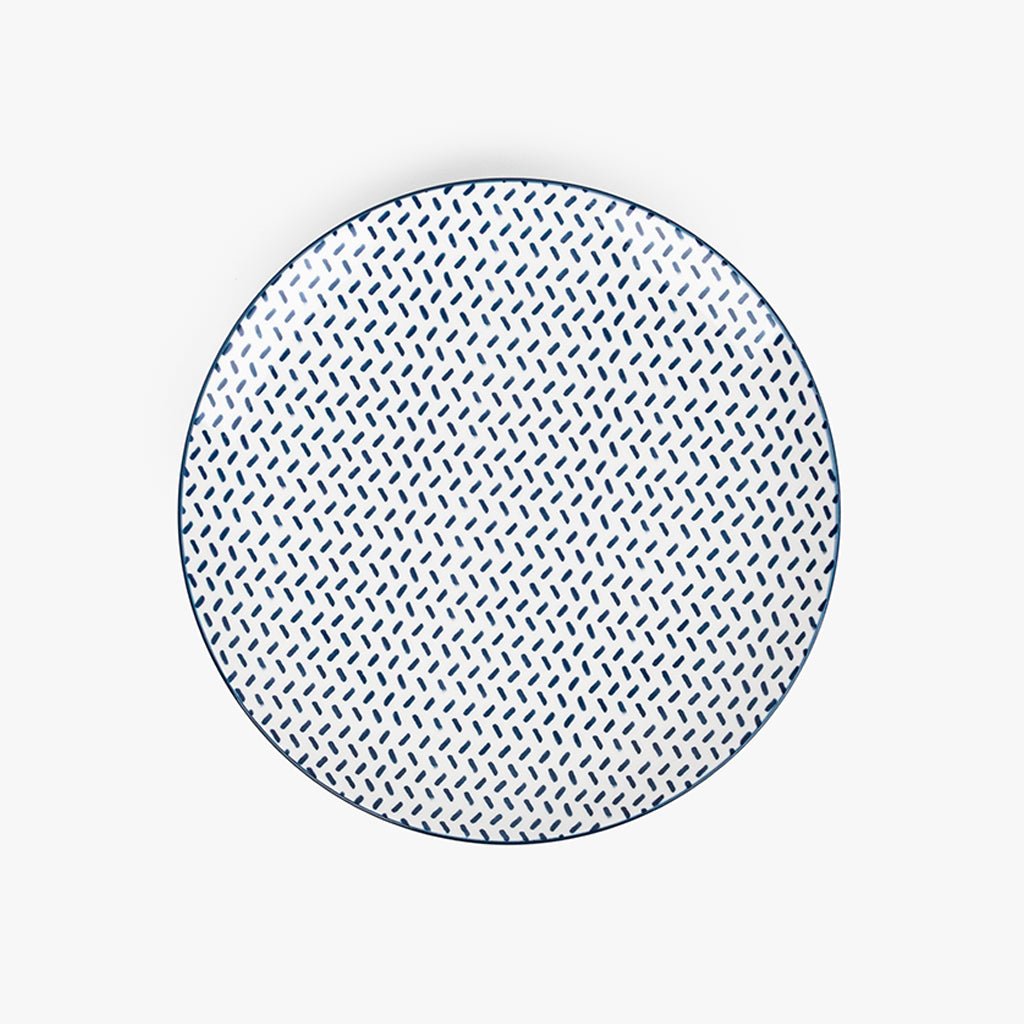 Prato Raso Traço Azul ASIA - Gato Preto