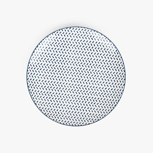 Prato Raso Traço Azul ASIA - Gato Preto