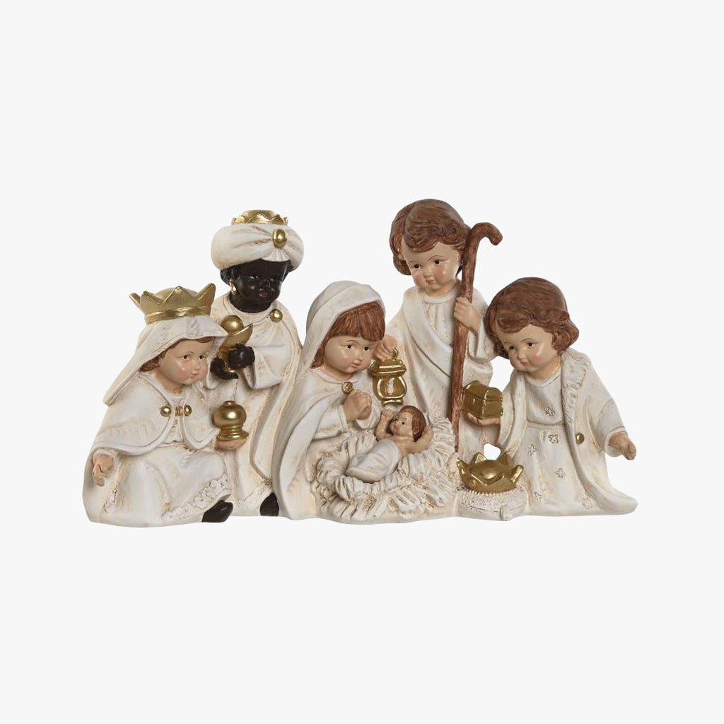 Presépio Meninos 32cm ALPINE - Gato Preto