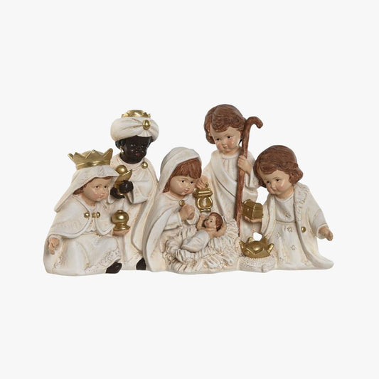 Presépio Meninos 32cm ALPINE - Gato Preto