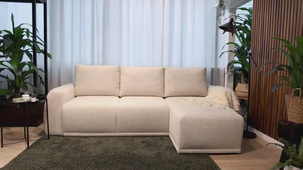 Sofá Cama 3 Lugares com CHL Reversivel STONE